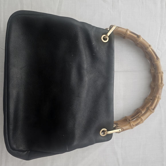 Black Gucci with Bamboo Handles - Picture 1 of 9